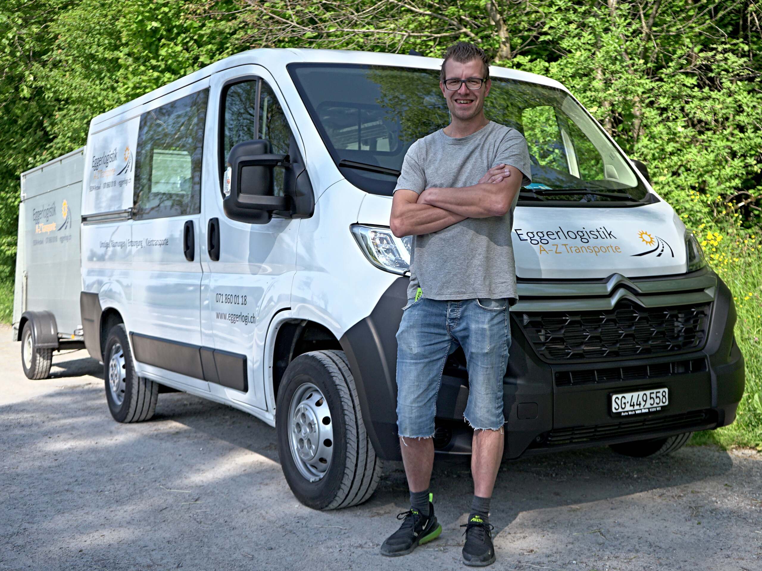 Eggerlogistik Andwil für Umzüge, Räumungen, Entsorgung, Kleintransporte
